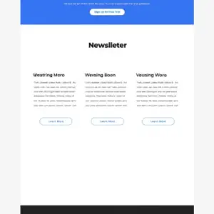 Email Newsletter Template