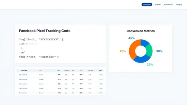 Facebook Pixel & Analytics Setup