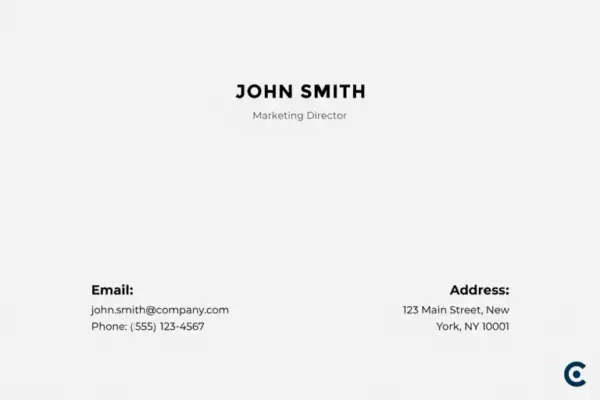 Business Card Design
